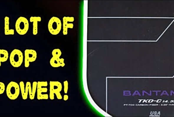 Paddletek Bantam TKO-C Series Pickleball Paddle Review: Christian Alshon Signature Paddle