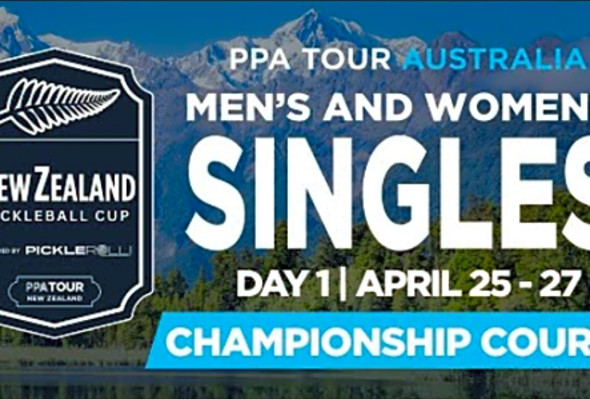 PPA Australia: New Zealand Pickleball Cup - Pro Singles (Day 1) Championship Court
