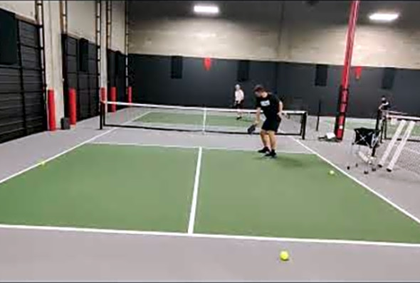 Amateur Pickleball Learns Baseline Drives from Professional