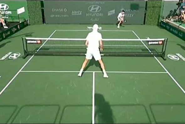 Sam Querrey&#039;s FIRST Pro Pickleball Match - Highlights vs. Alex Neumann - PPA &quot;The Masters&quot; 2023