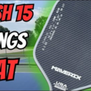 Maverix Clash Pro 15mm Hybrid Pickleball Paddle Review: A Hybrid that Br...