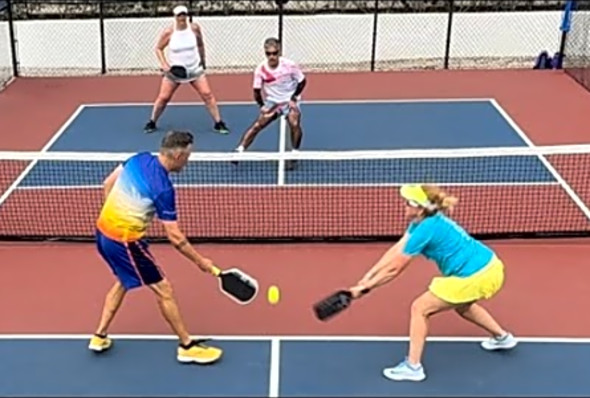 Part 1 Minto US Open Pickleball Championships open skill (45-49) Best 2/3 games (Match 1 &amp; 2)
