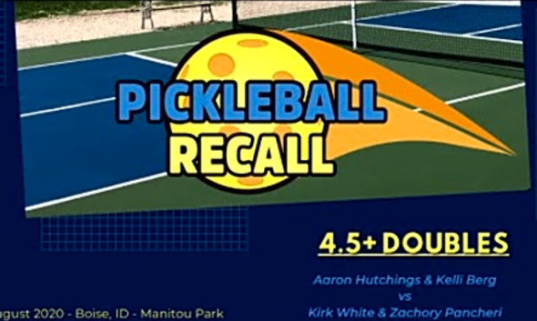 4.5 Doubles - 8/21/20 - (White/Pancheri v Hutchings/Berg) - Pickleball Recall