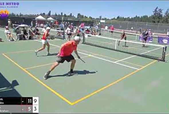 2021 Seattle Metro Pickleball Classic MxDPro SF C.Smith/S.Deakin v S.Barr/W.Gabrielsen (updated)