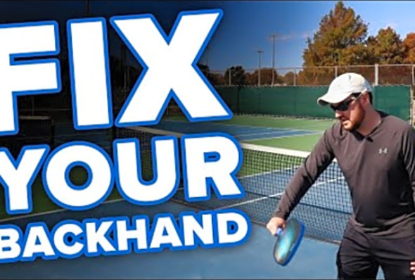 Terrible pickleball backhand? THIS is what you need!