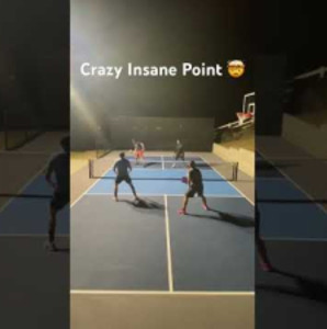 CRAZY INSANE POINT #pickleball #tennis #pickleballhighlights #ppa #mlp #...
