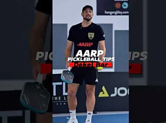 AARP Pickleball Tips with Dekel Bar on adding more power to your serve! #pickleball #tips