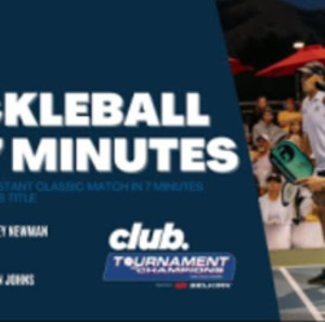 &quot;Pickleball in 7 Minutes&quot; Battle in Brigham: Wright and Newman Wake Up a...