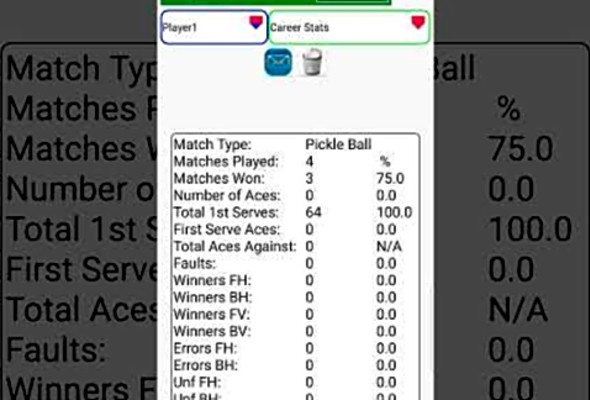 new version #Android #app for scoring #racquet ball #games #squash #tennis #pickleball #tabletennis