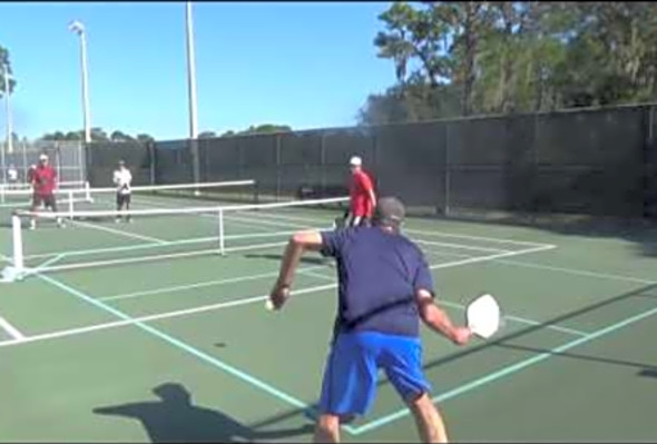 Englewood Pickleball 45 MD Howard Hoggatt vs Oncins Oncins 12 03 2016