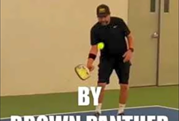 BE LAZY AT PICKLEBALL AND STILL WIN. THE SECRET TECHNIQUES WITH BROWN PANTHER