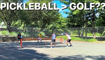 Mark Does Sports! Four Random Pickleball Matches ~3.5 Level