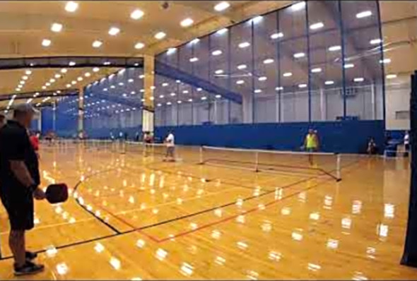 Mens 5.0 doubles at the USA Pickleball Mid-Atlantic South Tournament