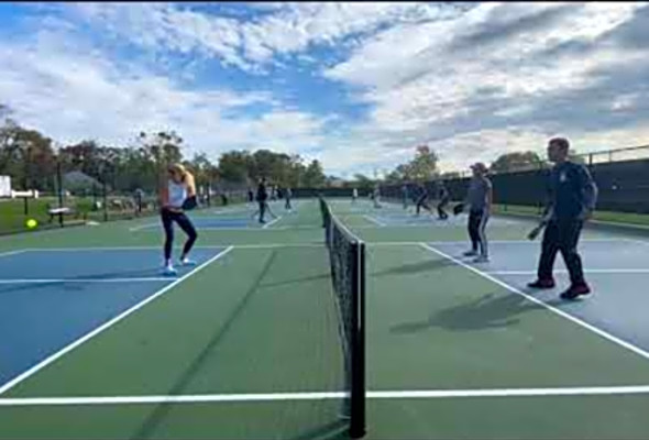 The Baby pickleball paddle debut!