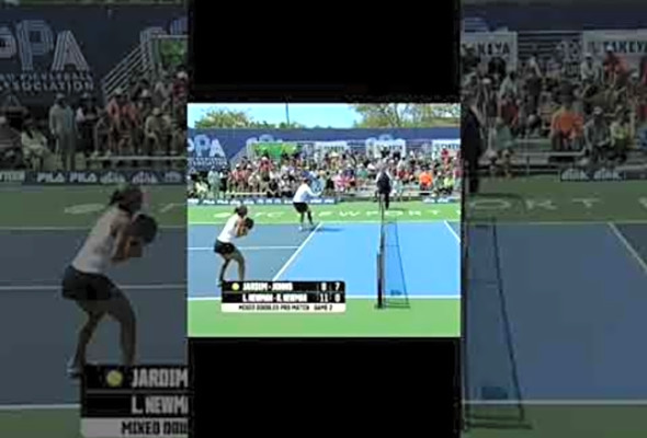 Craziest Pickleball point ever? #shorts