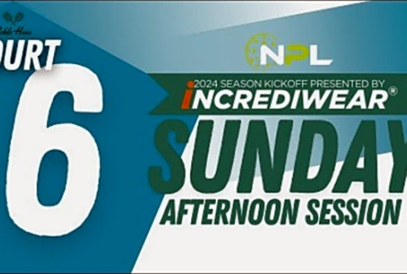 National Pickleball League in Chicago, IL presented by Incrediwear - Sunday PM Court 6 (2024)