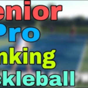 Playing with Senior Pros Pickleball Men&#039;s Doubles Rec Game