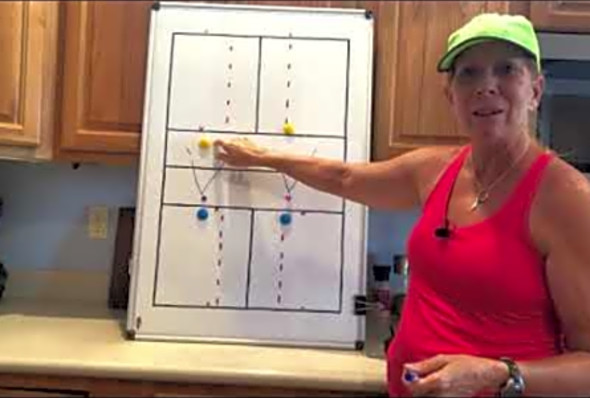 SNAP Video by Coach Kathy Palese: The V Dink Drill Lesson