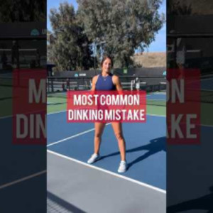 Are you guilty of this common dinking mistake?! #pickleball #pickleballt...