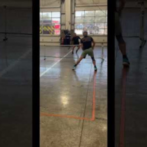 Skinny singles pickleball : me #scream ing again.