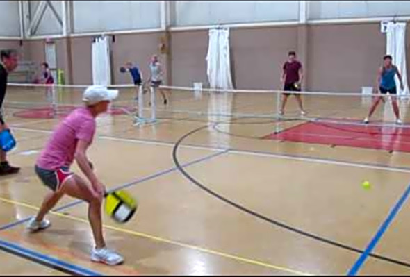 Tracey Moore-Gray Lewisville Ladder Pickleball April 2017