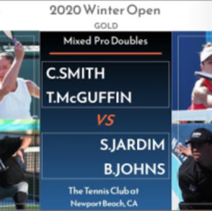 2020 Winter Open GOLD TIEBREAKER MxDPro S.Jardim/B.Johns v C.Smith / T.M...