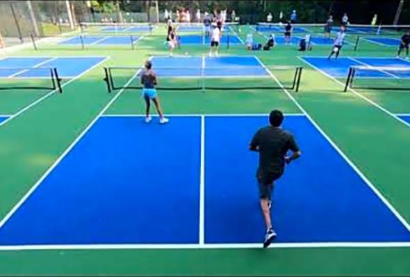 This is How High Level Amateur Pickleball (Mixed vs Men&#039;s Doubles) looks like in Atlanta, GA