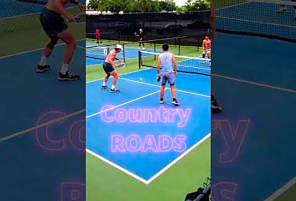 COUNTRY ROADS #pickleball #johndenver #pickleballhighlights #pickleballdoubles