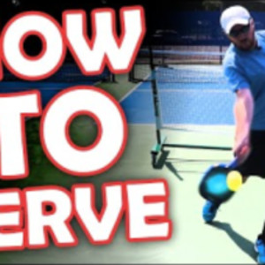 How to serve in pickleball - basic to advanced technique!