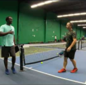 lesson #5 with Cliff Pickleball. Blocking and resetting the ball.