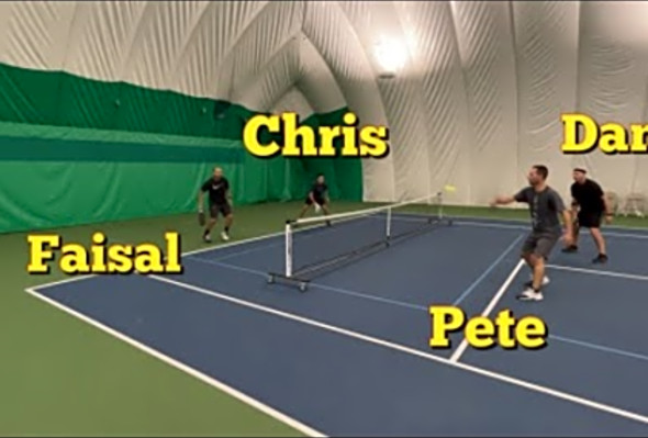 Pickleball Rec Game atTHPRD - Faisal &amp; Chris vs Dan &amp; Pete (11/11/2023)