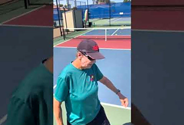 Pickleball Serve Tips part 1 by Helle Sparre from Dynamite Doubles