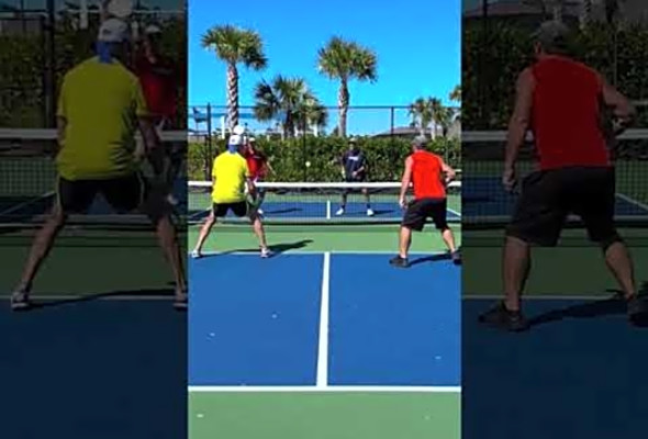 Perfectly Cut Screams! #pickleballhighlights #pickleball #engagepickleball