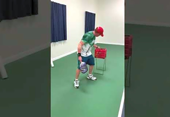 Coach Matty Klein and to serve