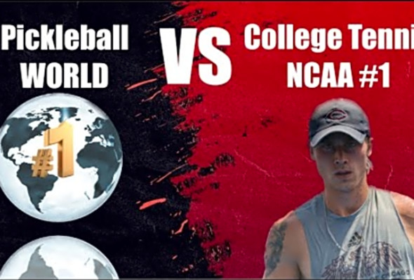 #1 Pro Pickleball Team vs #1 NCAA Tennis Player
