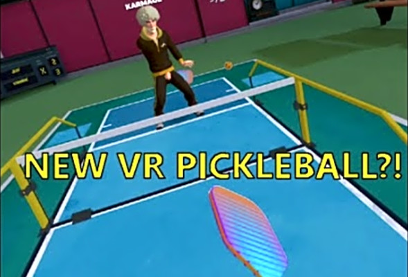 The best NEW VR Pickleball game - Racket Club Pickleball mode! Singles gameplay highlights