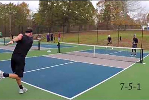 Yonah Play? Fall Pickleball Tournament 2017 - Bailey &amp; Todd vs. Tong-Moore