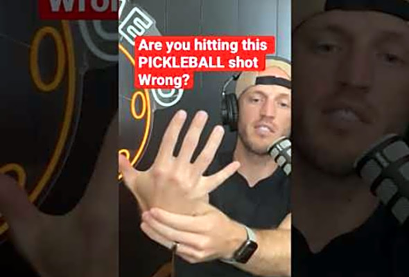 Youre Hitting this PICKLEBALL shot wrong! #pickleball #sports #pickleballhighlights #pickleballpod