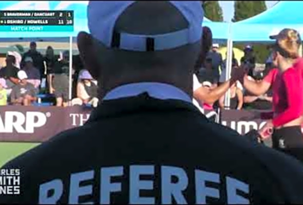 Braverman/Dancuart v Oshiro/Howells - Match Point - APP Sacramento Open - Pickleball