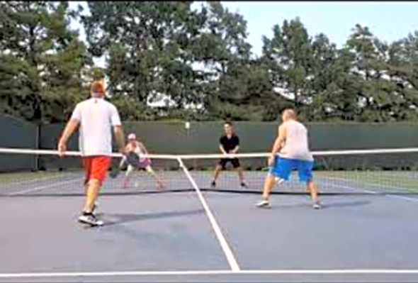 Pickleball Fire Fight at the kitchen