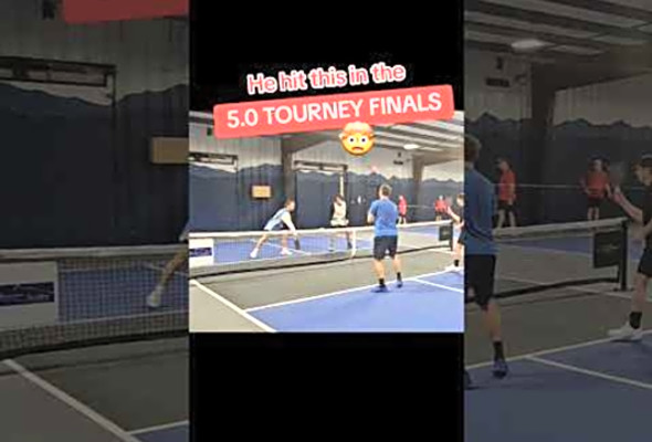 Pickleball Trick Shots - Have you seen this before?? #highlights #pickleball #trickshots