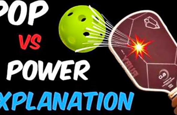Pickleball Paddles: Pop vs. Power - What&#039;s the Difference?