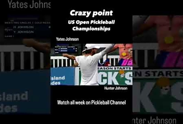 Hunter v Yates Johnson US Open Pickleball #pickleball #pickleballgame