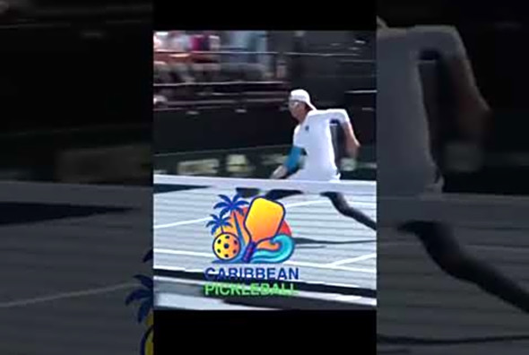This might be the greatest ATP Shot in Pickleball history#pickleball #pickleball50 #sports