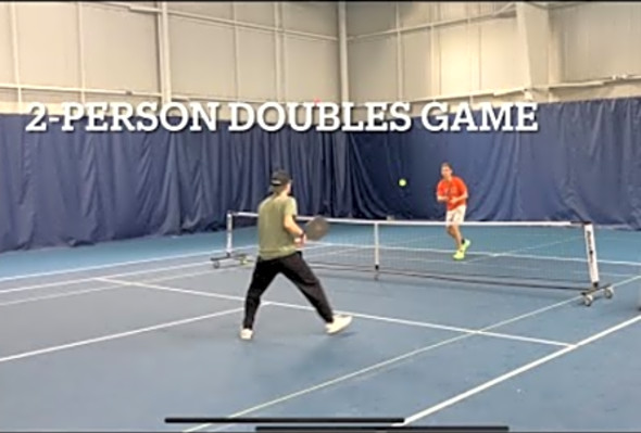 Pickleball 2-Person Doubles Game