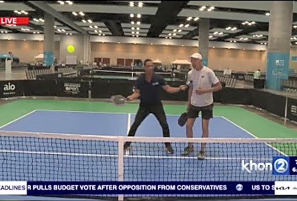 Learning pickleball with the pros, hall of famers