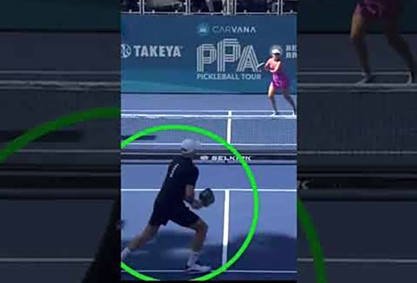 why he did that!?! #shorts #pickleball