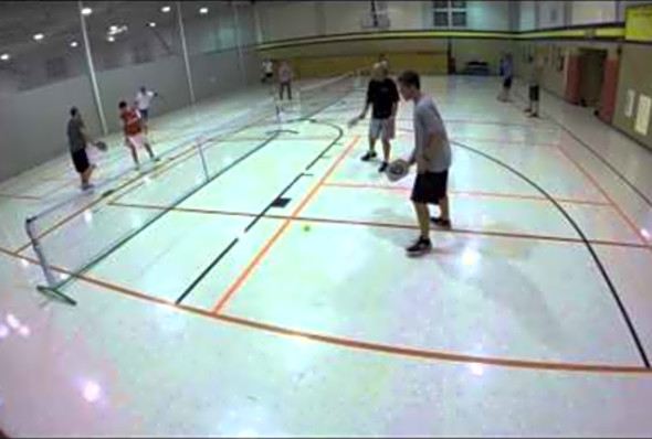 Week 5 Game 2 Fall 2015 Pickleball Ladder League