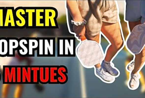 How to Hit a Topspin in Pickleball Like a Pro! Master the Game!