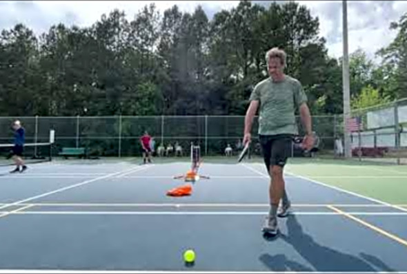 Wake Forest Pickleball Tournament. Mens Doubles 3.5. Final Game. 5-13-23. JEFF &amp; PHIL!